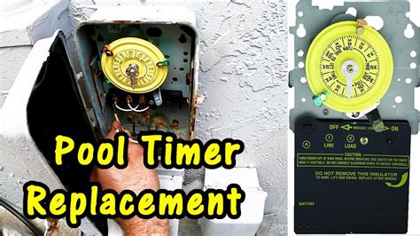 what is the metal box next to my pool timer|how to replace intermatic timer.